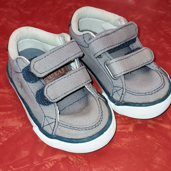 Polo Ralph Lauren Velcro shoes Toddler 5 - Picture 1 of 8